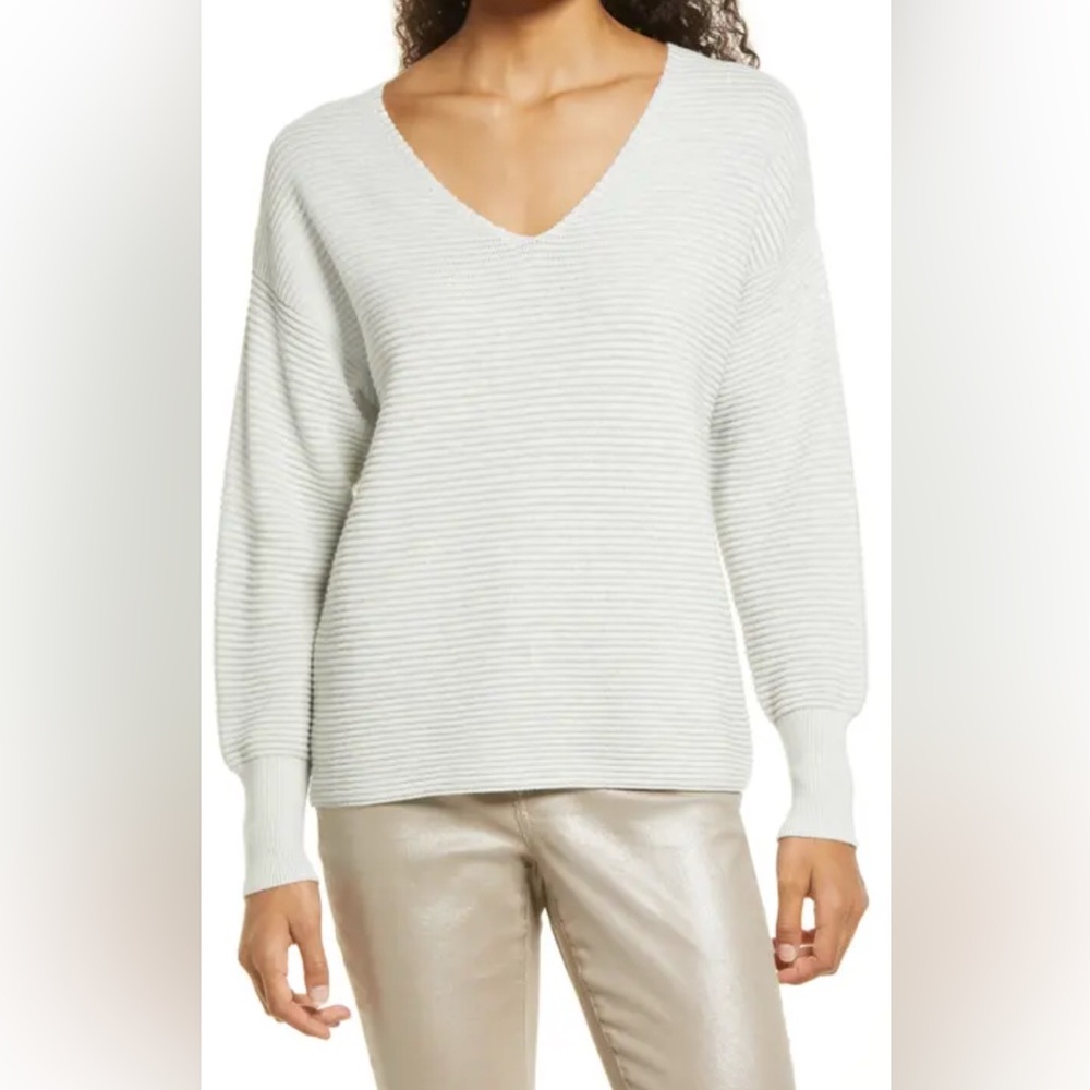 Tommy Bahama ottoman ribbed V-neck sweater